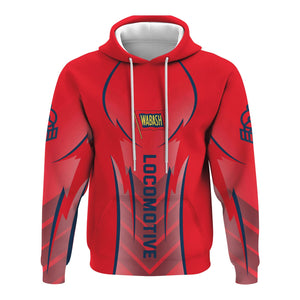 Railspirit Personalized Wabash Railroad Hoodie Striking Line Style Train Zip Up Hoodie For Locomotive Lovers