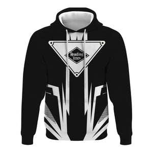 Railspirit Reading Railroad Hoodie Bold Graphic Style All Over Printed Zip Up Hoodie