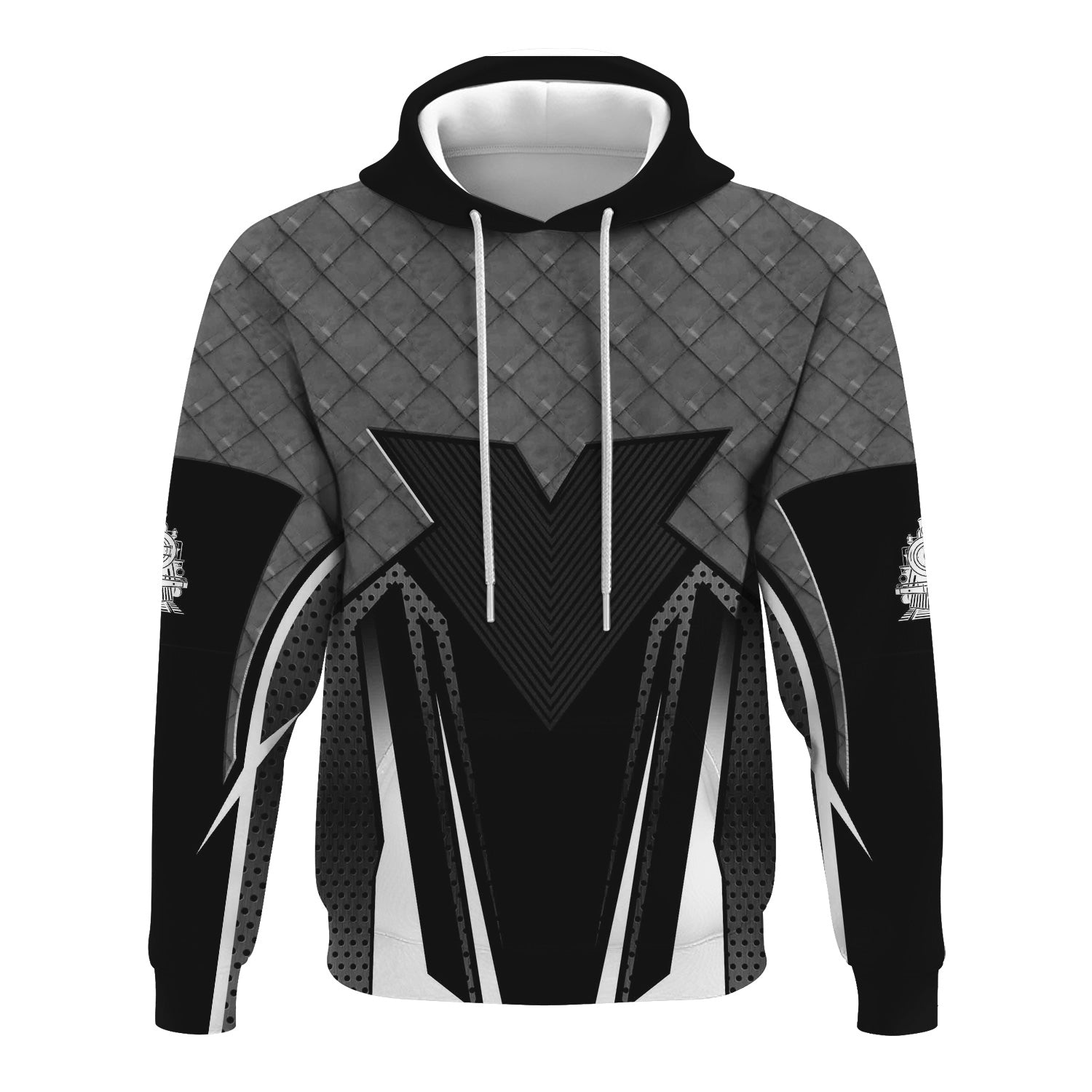 Railspirit Personalized Reading Railroad Hoodie Rugged Steel Vibes Train Zip Up Hoodie All Over Print