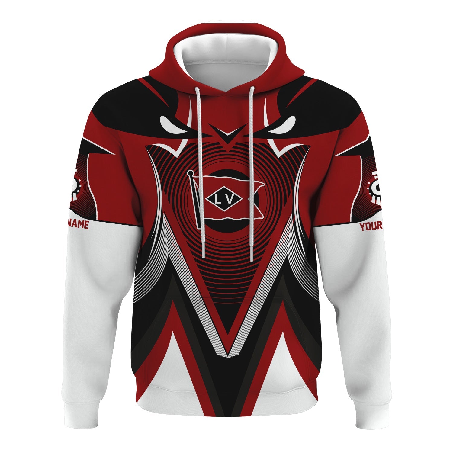 Railspirit Personalized Lehigh Valley Railroad Hoodie Vibrant Graphic Pattern Zip Up Hoodie For Train Enthusiasts