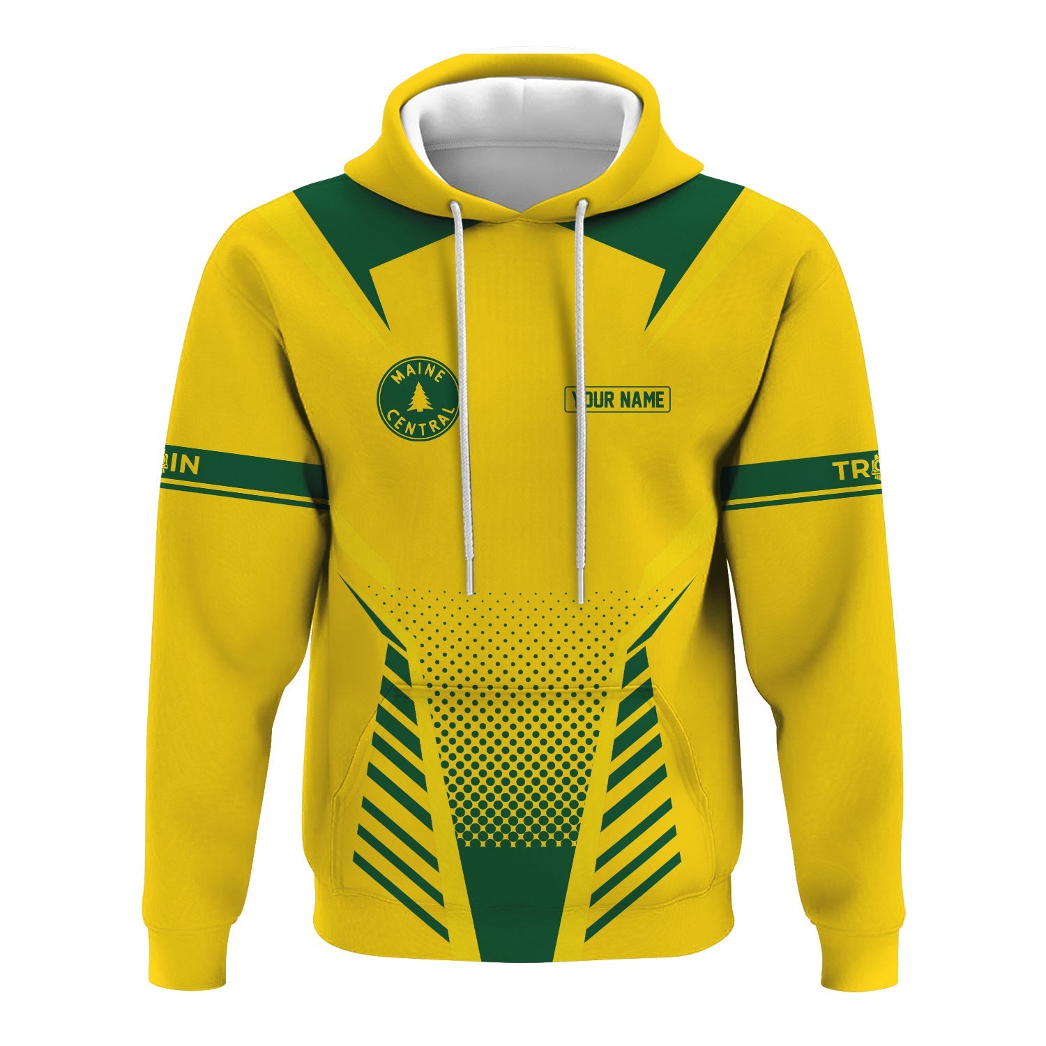 Railspirit Personalized Maine Central Railroad Hoodie Unisex Train Zip Hoodie All Over Print