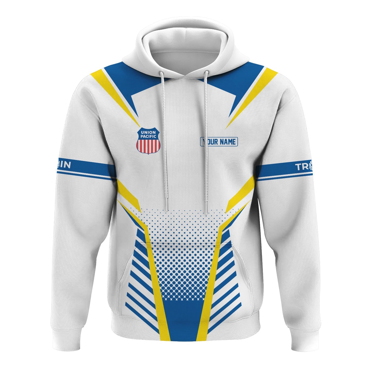 Railspirit Personalized Union Pacific Railroad Hoodie Unisex Big Boy Train Zip Hoodie All Over Print