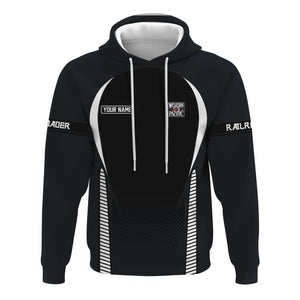 Railspirit Personalized Western Pacific Railroad Hoodie Stress Is Caused By Not Having Enough Trains  Zip Up Hoodie