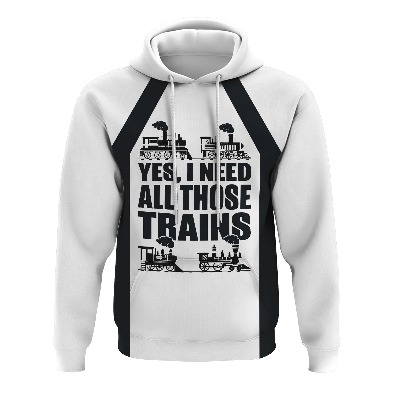 Railspirit Custom Name Western Pacific Railroad Hoodie Yes I Need All Those Train Printed Zip Hoodie