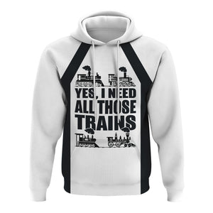 Railspirit Custom Name Western Pacific Railroad Hoodie Yes I Need All Those Train Printed Zip Hoodie
