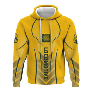 Railspirit Personalized New York, New Haven and Hartford Railroad Hoodie Striking Line New Haven Railroad Train Zip Up Hoodie For Locomotive Lovers