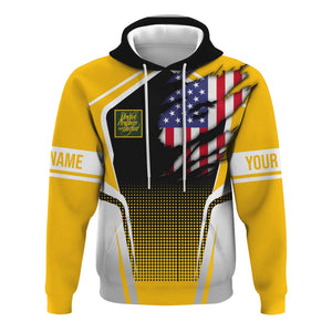 Railspirit Personalized New York, New Haven and Hartford Railroad Hoodie American Eagle Vintage Train New Haven Railroad Zip Up Hoodie