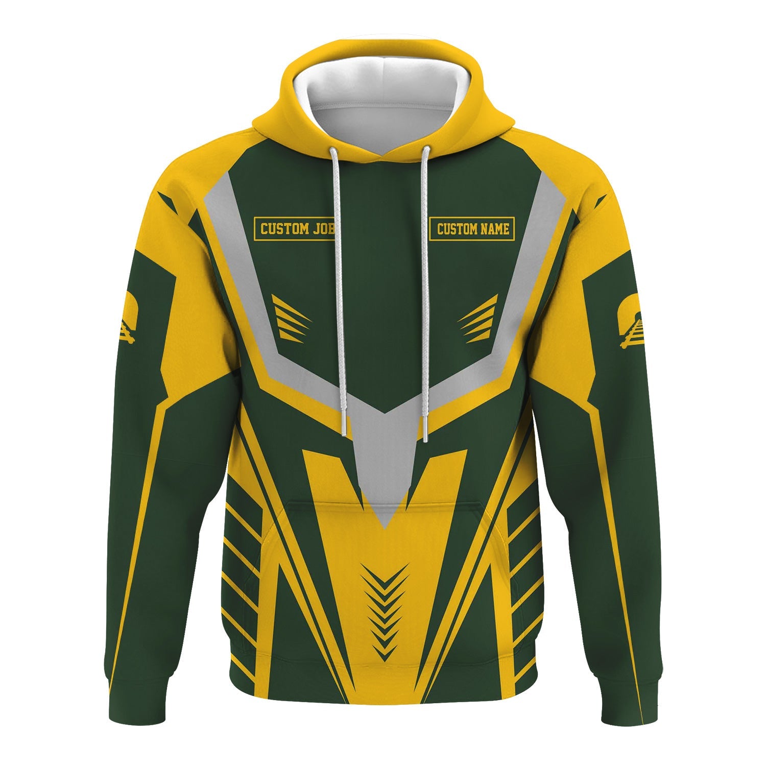 Railspirit Personalized New York, New Haven and Hartford Railroad Hoodie Workwear-Inspired Custom Position New Haven Railroad Train Zip Up Hoodie