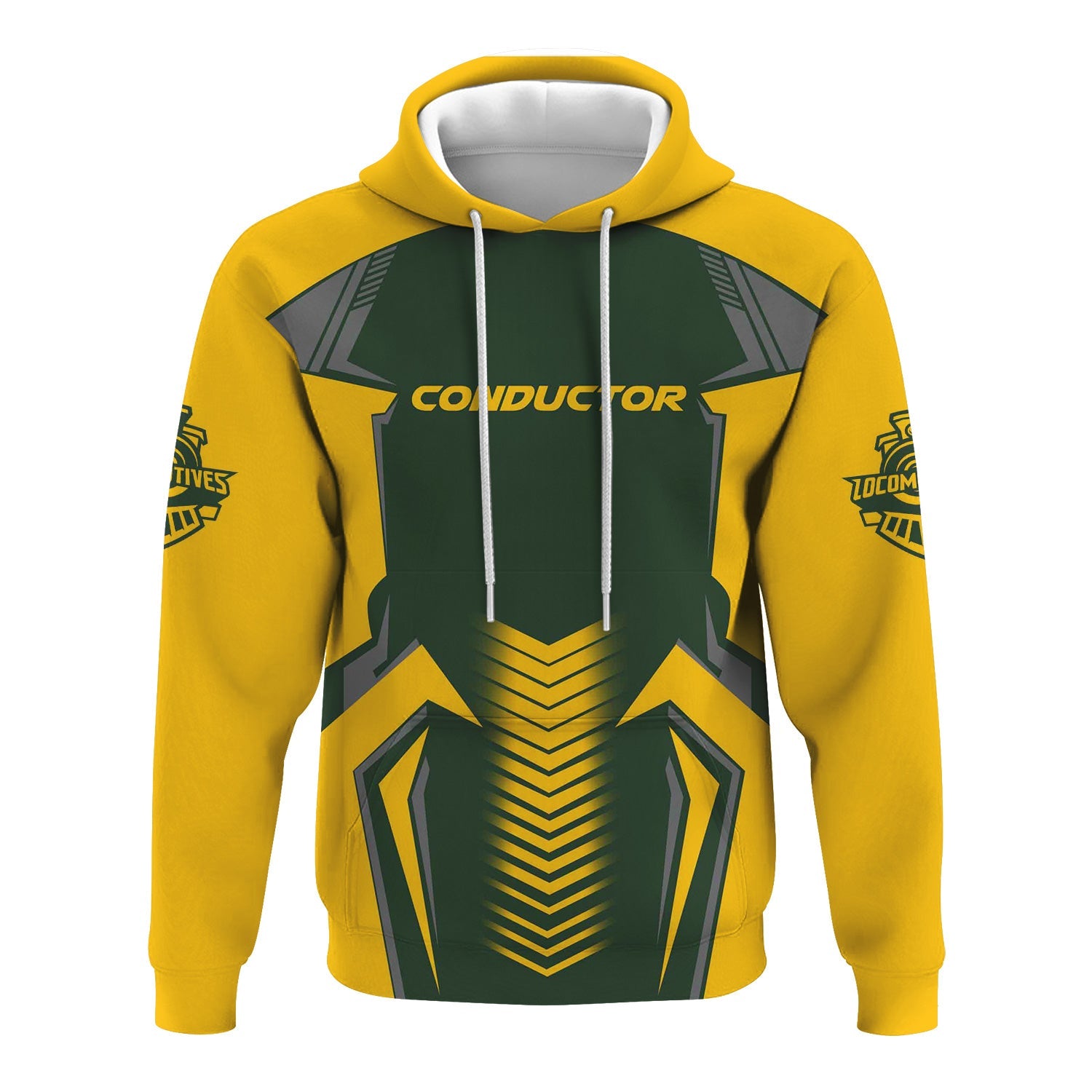 Railspirit Personalized New York, New Haven and Hartford Railroad Hoodie Standout Style with Custom Position New Haven Railroad Train Zip Up Hoodie