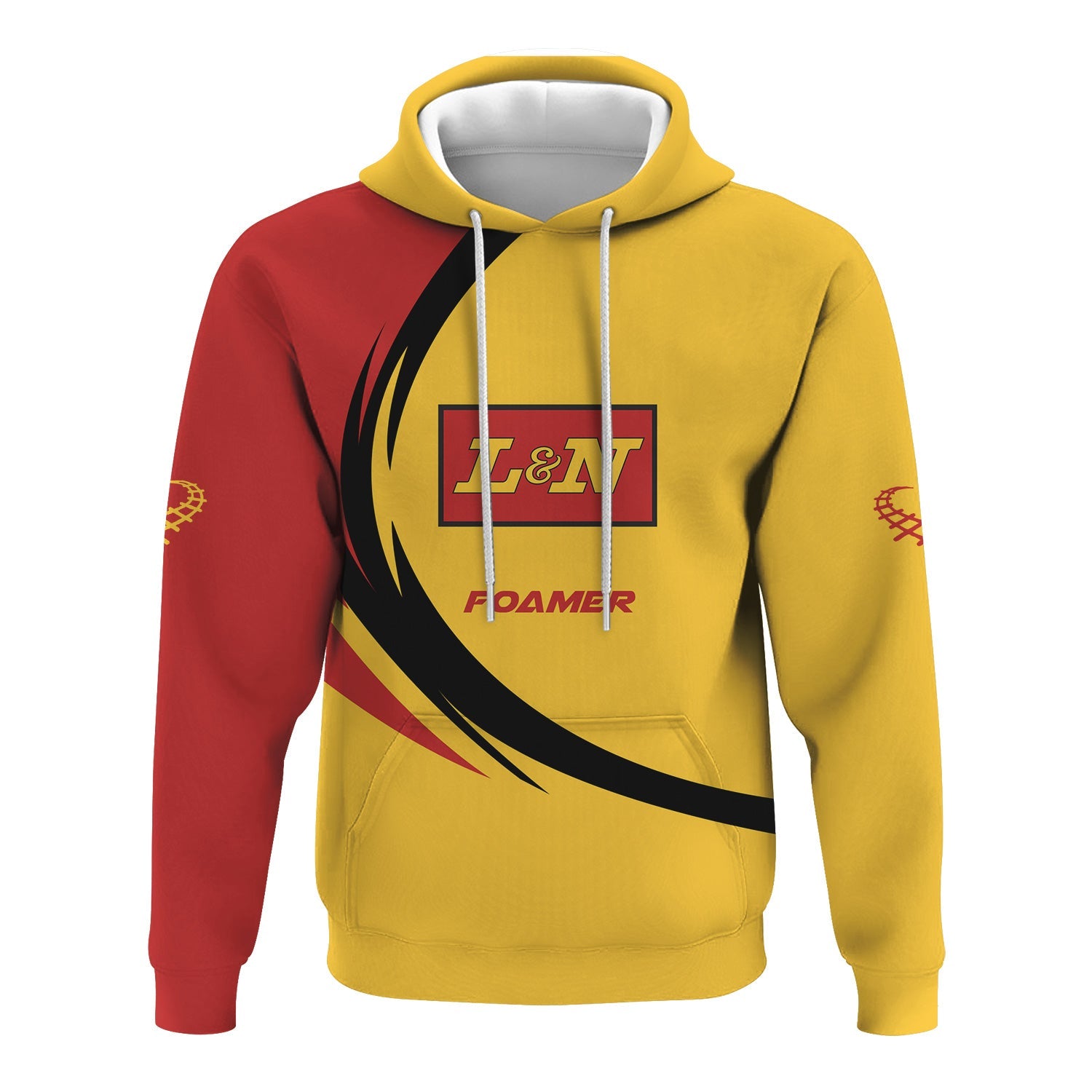 Railspirit Personalized Louisville and Nashville Railroad Hoodie Unique Graphic Style L&N Zip Up Hoodie For Train Enthusiasts