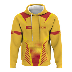 Railspirit Personalized Louisville and Nashville Railroad Hoodie Unisex L&N Train Zip Hoodie All Over Print