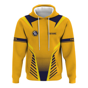 Railspirit Personalized Chesapeake and Ohio Railway Hoodie Unisex C&O Train Zip Hoodie All Over Print