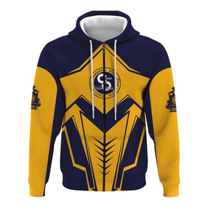 Railspirit Personalized Chesapeake and Ohio Railway Hoodie Railway Trainspotter Style C&O Zip Up Hoodie Gift Idea For Foamers