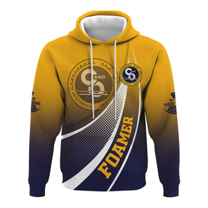 Railspirit Personalized Chesapeake and Ohio Railway Hoodie Railway-Themed Style C&O Zip Up Hoodie Gift Idea For Trainspotter