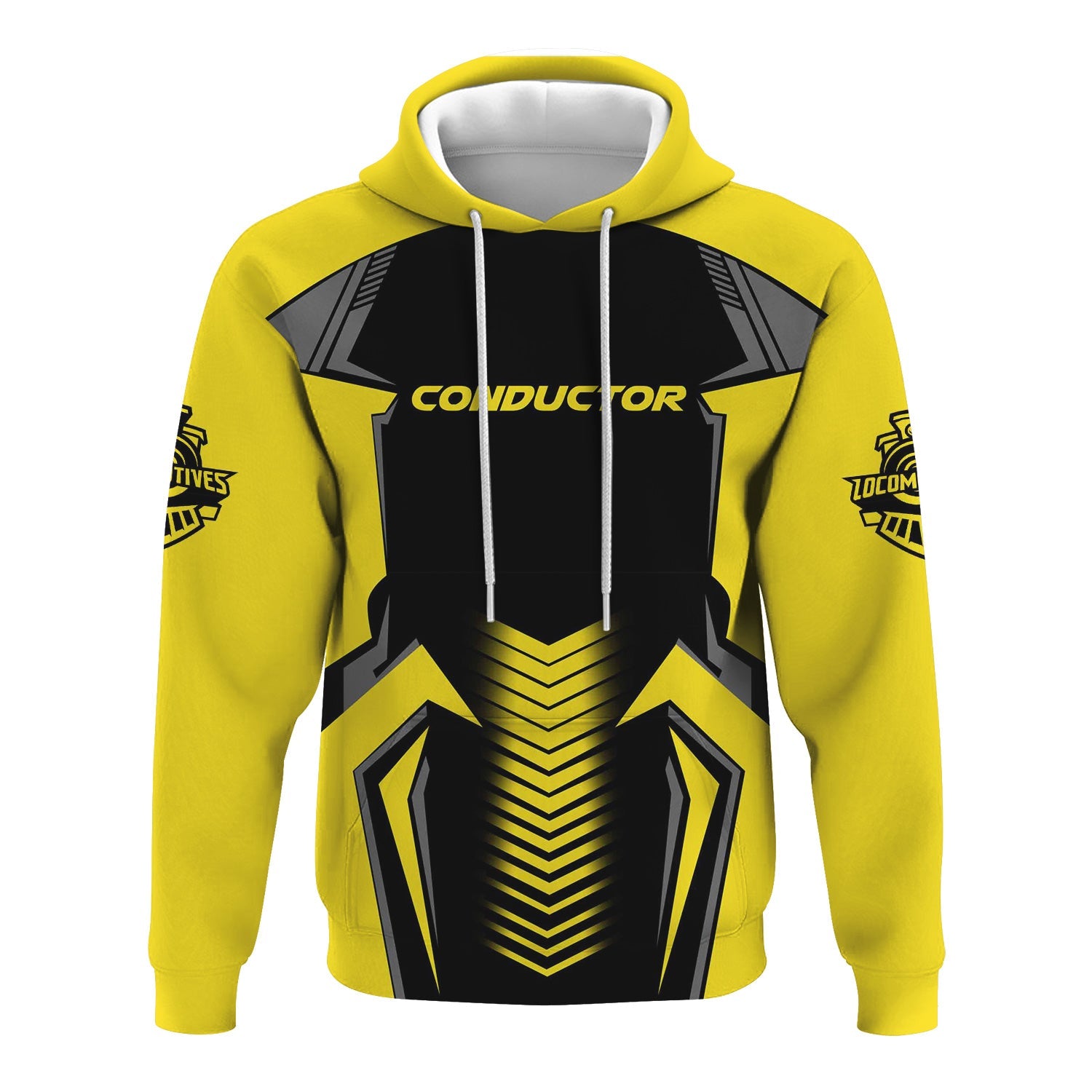 Railspirit Personalized Clinchfield Railroad Hoodie Standout Style with Custom Position Train Zip Up Hoodie