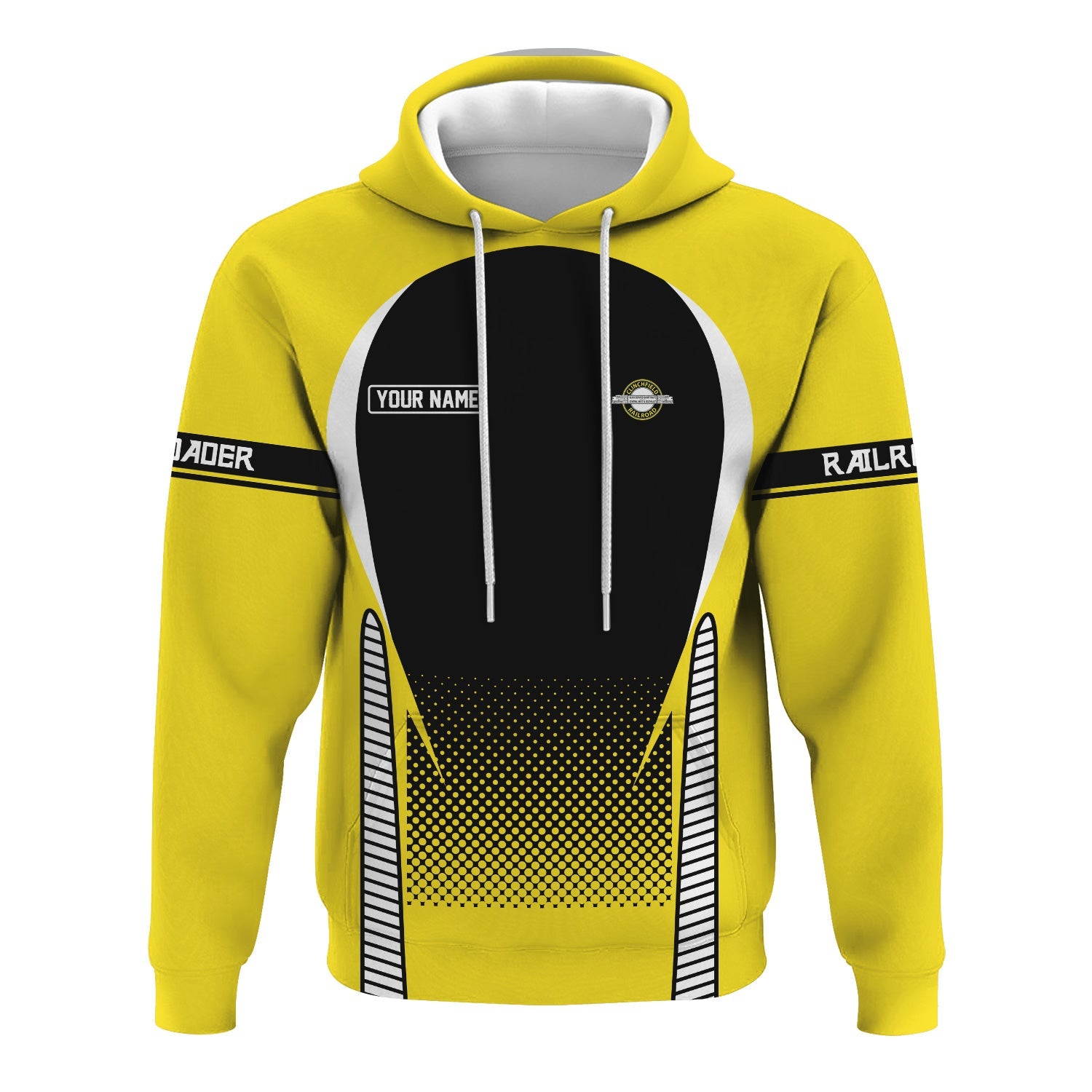 Railspirit Personalized Clinchfield Railroad Hoodie Stress Is Caused By Not Having Enough Trains  Zip Up Hoodie