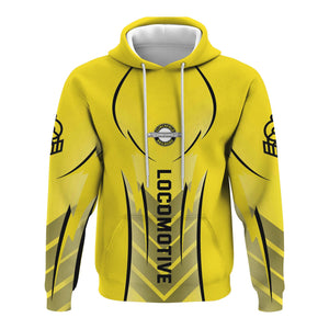 Railspirit Personalized Clinchfield Railroad Hoodie Striking Line Style Train Zip Up Hoodie For Locomotive Lovers