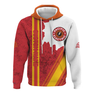 Railspirit Personalized Pacific Electric Railroad Hoodie All Over Printed Unisex Zip Up Hoodie