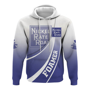 Railspirit Personalized New York, Chicago and St. Louis Railroad Hoodie Railway-Themed Style Nickel Plate Road Zip Up Hoodie Gift For Trainspotter