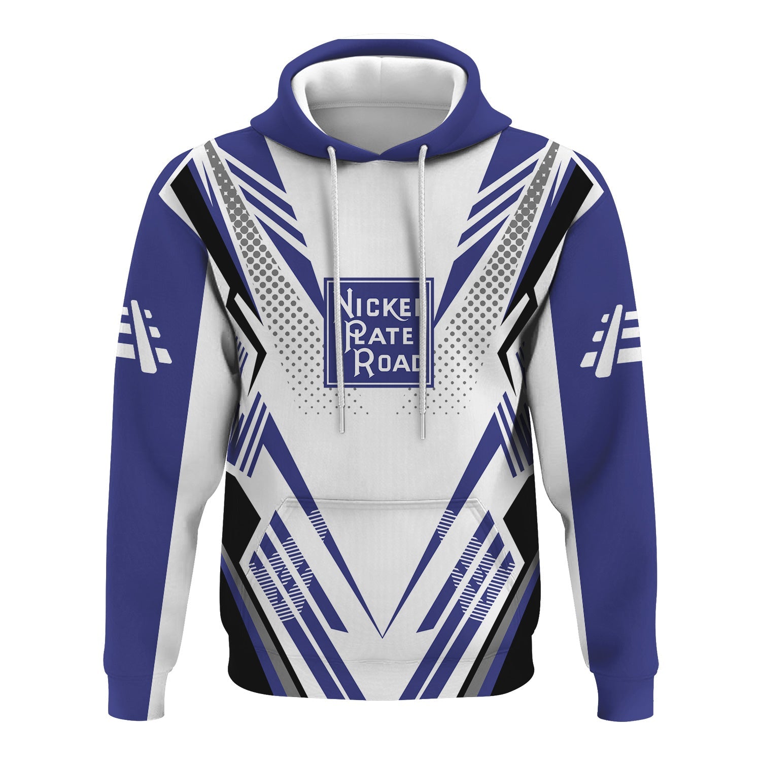 Railspirit Personalized New York, Chicago and St. Louis Railroad Hoodie Railroad Tribute Design Nickel Plate Road Train Zip Up Hoodie