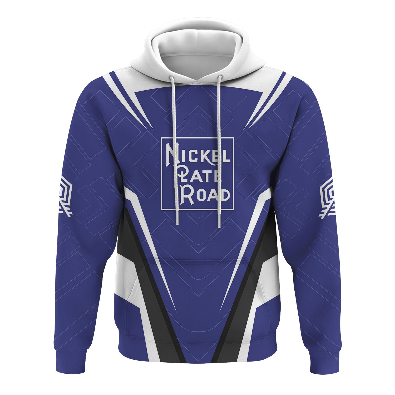 Railspirit Personalized New York, Chicago and St. Louis Railroad Hoodie Railway Inspired Apparel Nickel Plate Road Train Zip Up Hoodie