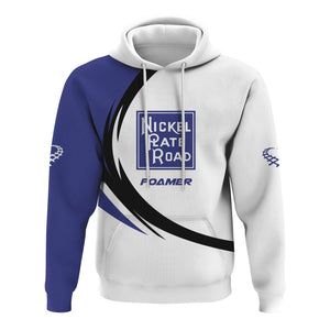 Railspirit Personalized New York, Chicago and St. Louis Railroad Hoodie Unique Graphic Style Nickel Plate Road Zip Up Hoodie For Train Enthusiasts