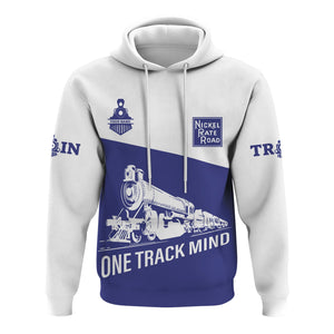 Railspirit Custom Name New York, Chicago and St. Louis Railroad Hoodie One Track Mind Nickel Plate Road Printed Zip Hoodie