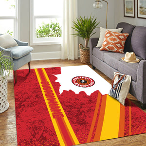 Railspirit Personalized Pacific Electric Railroad Area Rug Vintage All Over Printed Rug