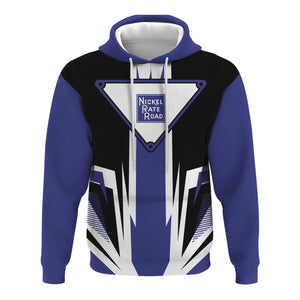 Railspirit New York, Chicago and St. Louis Railroad Hoodie Bold Graphic Style Nickel Plate Road All Over Printed Zip Up Hoodie