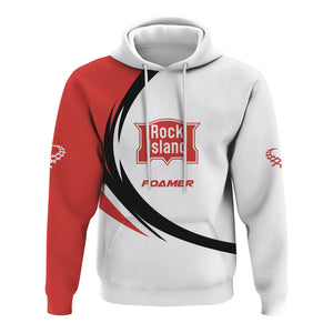 Railspirit Personalized Chicago, Rock Island and Pacific Railroad Hoodie Unique Style Rock Island Railroad Zip Up Hoodie For Train Enthusiasts