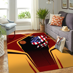 Railspirit Personalized Duluth, Missabe, & Iron Range Railroad Area Rug American Eagle Vintage Train Rug