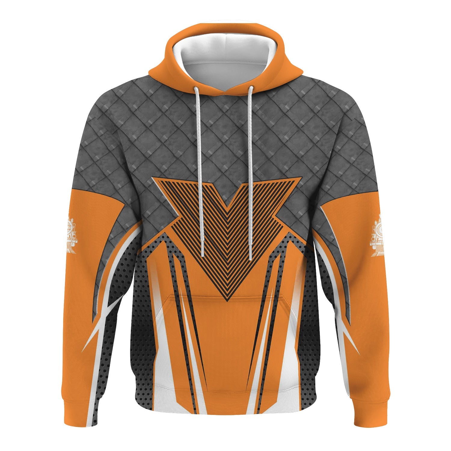 Railspirit Personalized BNSF Railway Hoodie Rugged Steel Vibes Train Zip Up Hoodie All Over Print