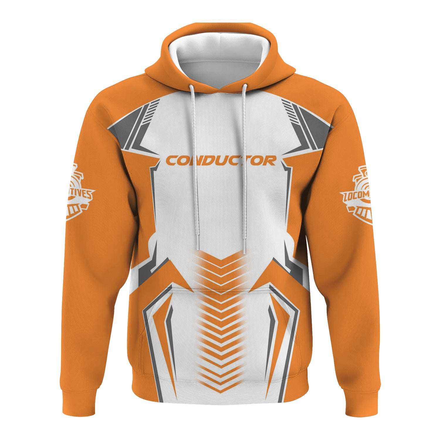 Railspirit Personalized BNSF Railway Hoodie Standout Style with Custom Position Train Zip Up Hoodie