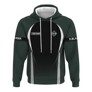 Railspirit Personalized Youngstown & Southern Railroad Hoodie Stress Is Caused By Not Having Enough Trains Zip Up Hoodie