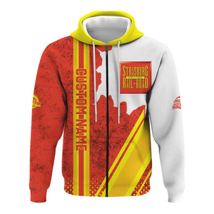Railspirit Personalized Strasburg Railroad Hoodie All Over Printed Unisex Zip Up Hoodie