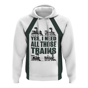 Railspirit Custom Name Youngstown & Southern Railroad Hoodie Yes I Need All Those Train Printed Zip Hoodie