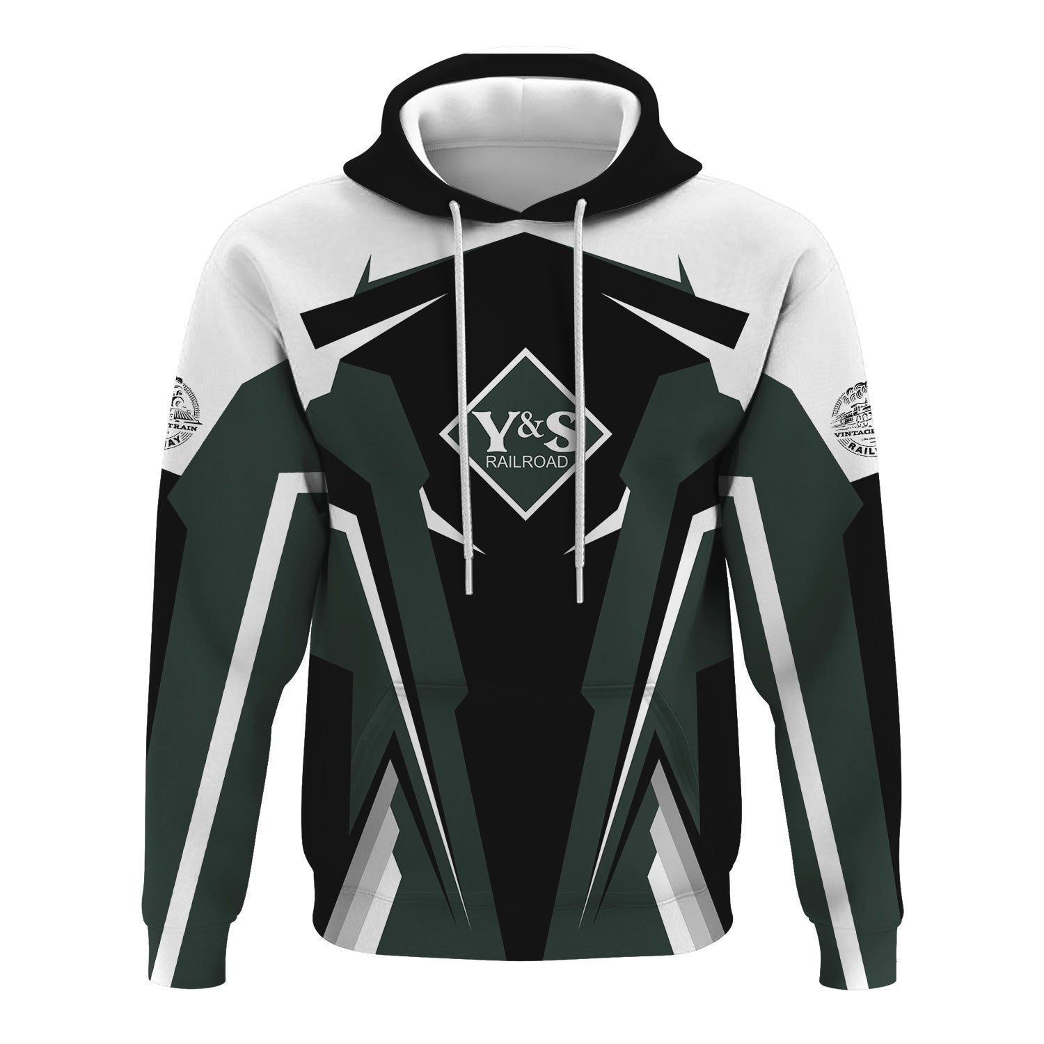 Railspirit Personalized Youngstown & Southern Railroad Hoodie Strong Line Style Train Hoodie Gift Idea For Train Lover