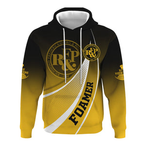 Railspirit Personalized Richmond, Fredericksburg And Potomac Railroad Hoodie Railway-Themed Style Zip Up Hoodie Gift Idea For Trainspotter