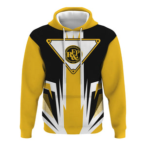 Railspirit Richmond, Fredericksburg And Potomac Railroad Hoodie Bold Graphic Style All Over Printed Zip Up Hoodie