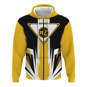 Railspirit Richmond, Fredericksburg And Potomac Railroad Hoodie Bold Graphic Style All Over Printed Zip Up Hoodie