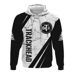 Railspirit Personalized Detroit Toledo And Ironton Railroad Hoodie Crackle Texture Style Train Zip Up Hoodie For Trackhead