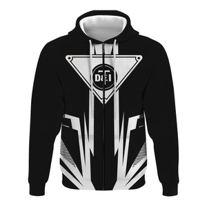 Railspirit Detroit Toledo And Ironton Railroad Hoodie Bold Graphic Style All Over Printed Zip Up Hoodie