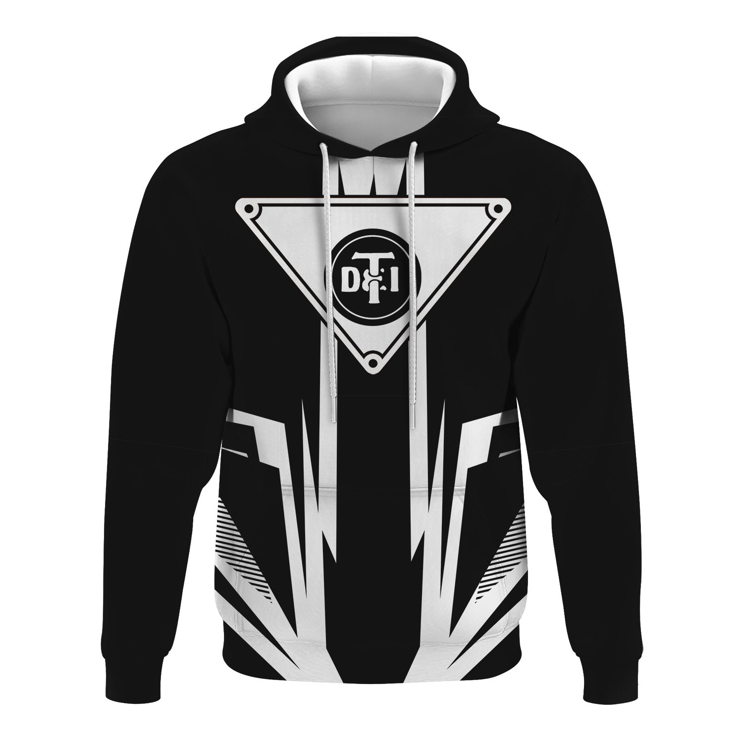 Railspirit Detroit Toledo And Ironton Railroad Hoodie Bold Graphic Style All Over Printed Zip Up Hoodie