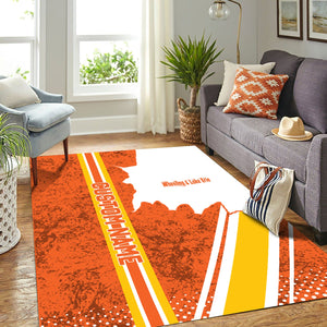 Railspirit Personalized Wheeling And Lake Erie Railroad Area Rug Vintage All Over Printed Rug