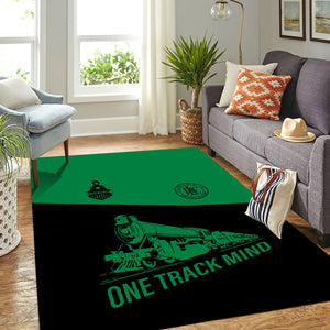 Railspirit Personalized Pittsburgh And Lake Erie Railroad Area Rug One Track Mind Train Rug Gift Idea For Train Lover