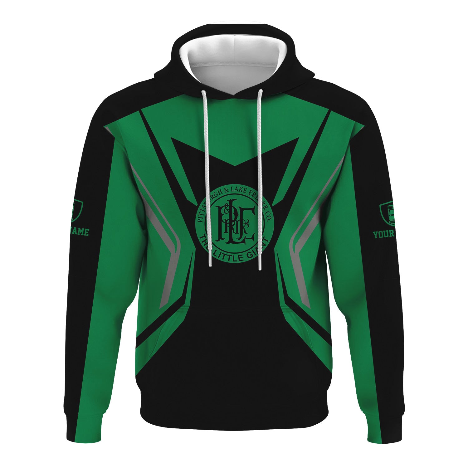 Railspirit Personalized Pittsburgh And Lake Erie Railroad Hoodie Unique Style with Custom Job Train Zip Up Hoodie