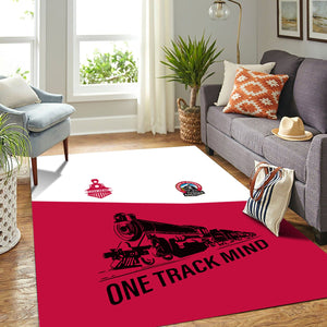 Railspirit Personalized Durango And Silverton Narrow Gauge Railroad Area Rug One Track Mind Train Rug Gift Idea For Train Lover