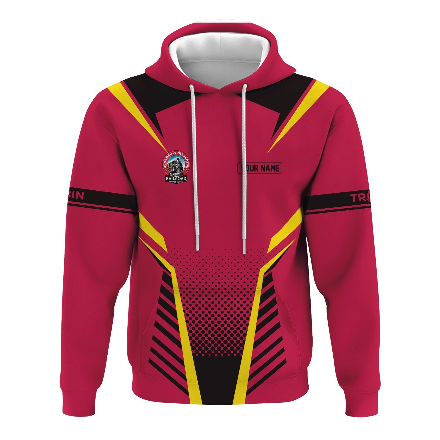 Railspirit Personalized Durango And Silverton Narrow Gauge Railroad Hoodie Unisex Train Zip Hoodie All Over Print