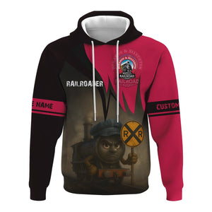 Railspirit Personalized Durango And Silverton Narrow Gauge Railroad Hoodie Angry Train Hoodie Gift Idea For Train Lover