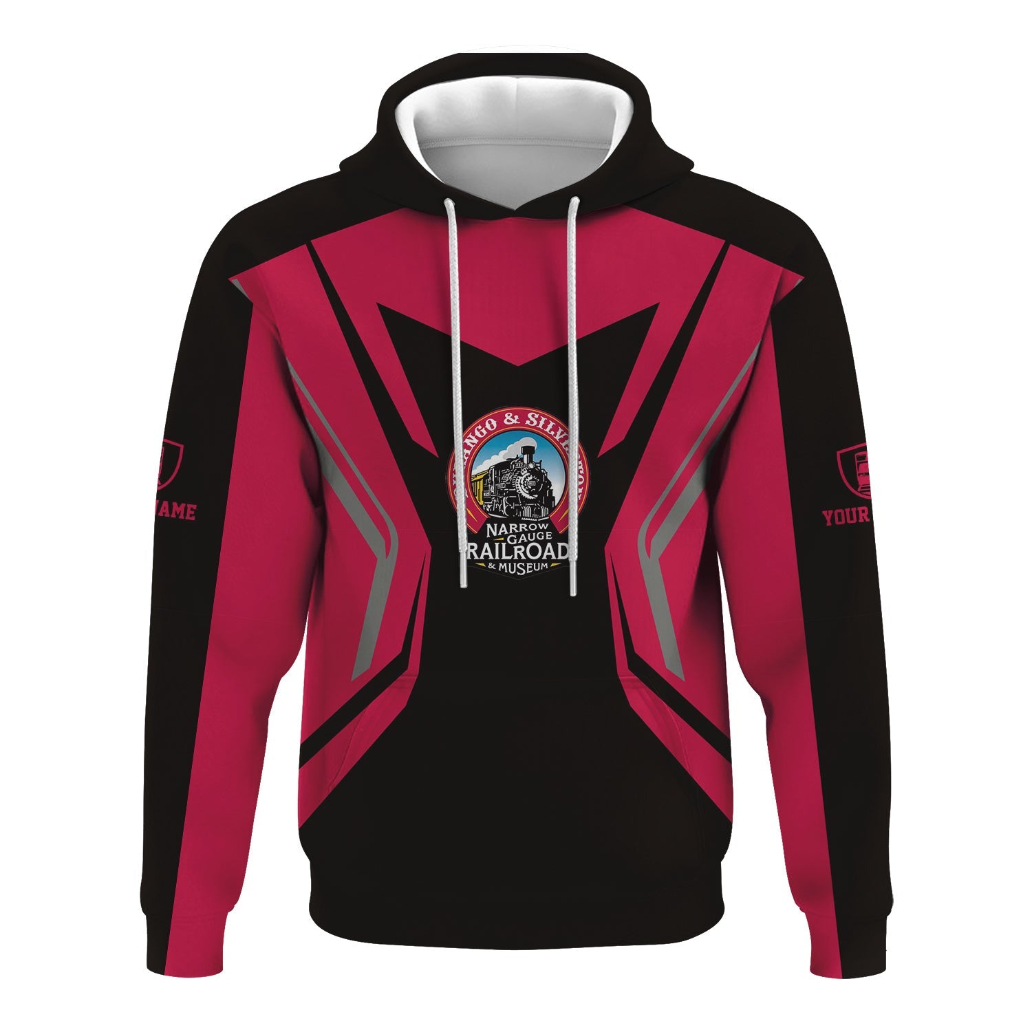 Railspirit Personalized Durango And Silverton Narrow Gauge Railroad Hoodie Unique Style with Custom Job Train Zip Up Hoodie